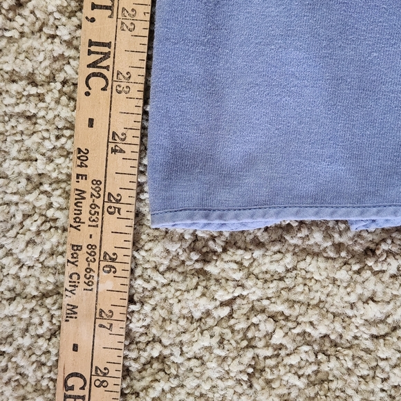 Eileen Fisher 100% Cotton Hidden Button Jacket Size M Color Periwinkle - Picture 9 of 14